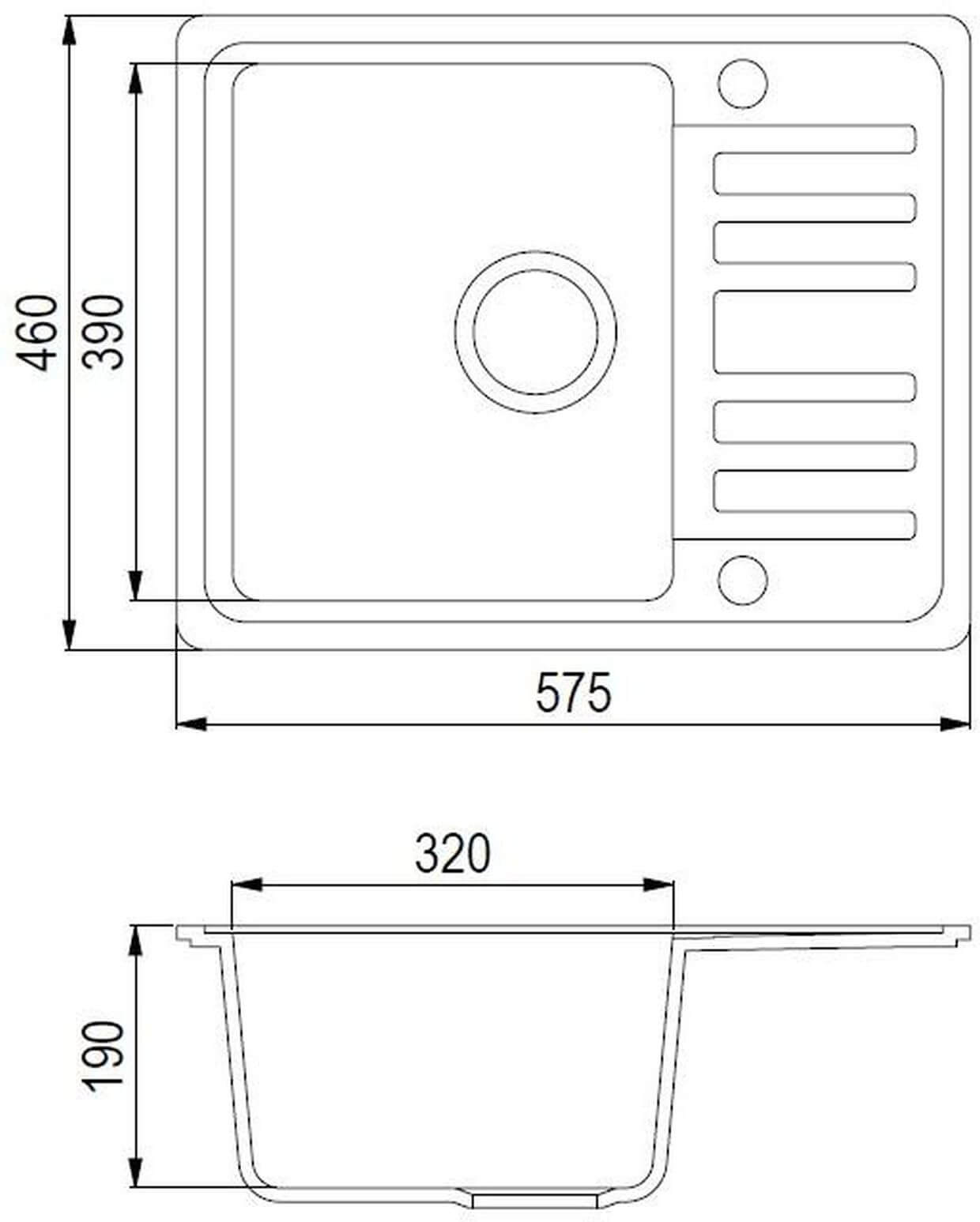 SHIGO-Einbauzeichnung-Granitspuele-mit-Abtropfflaeche-GCQ102AW-202
