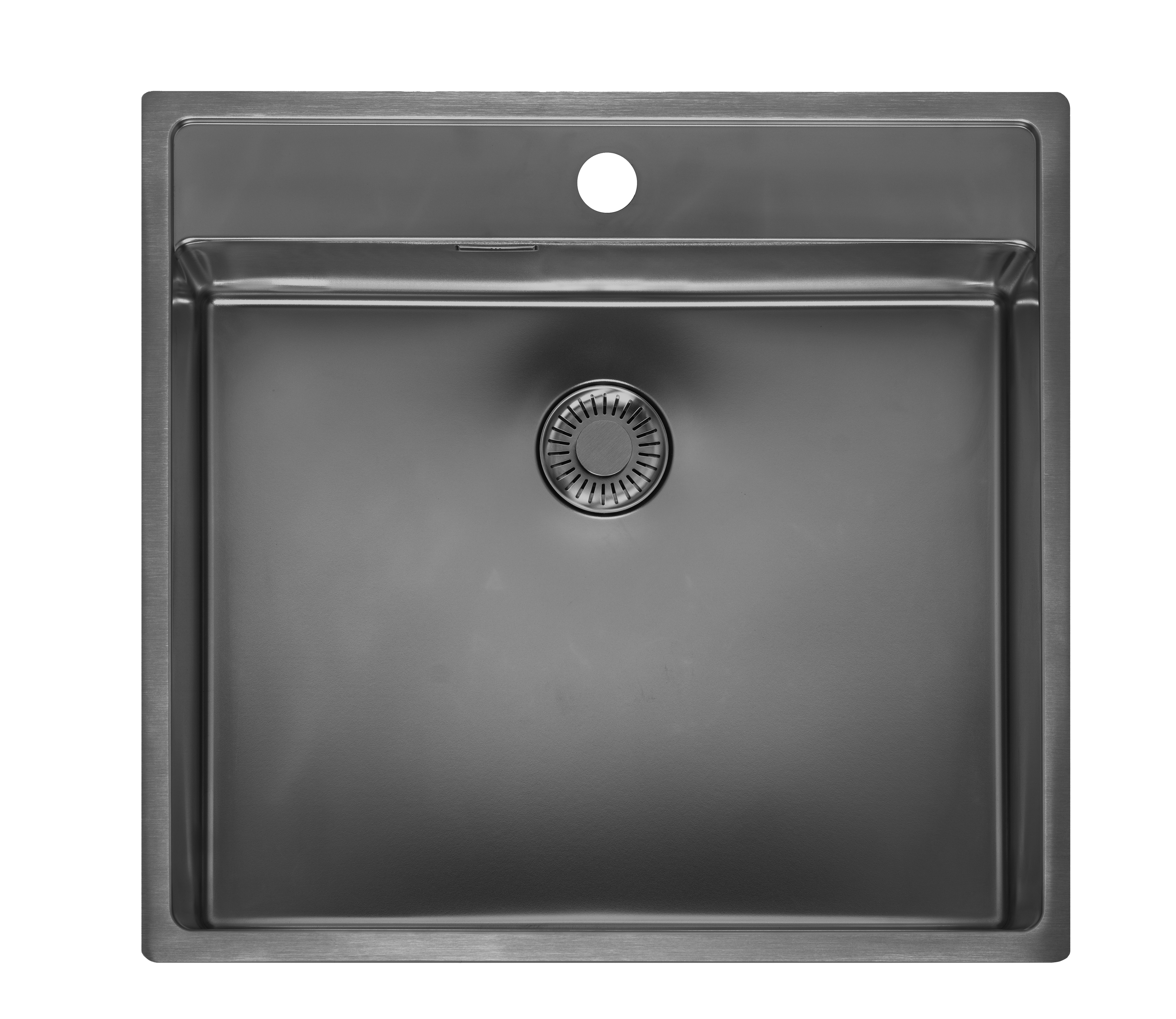 Reginox Spüle New York 50X40 Gun Metal II mit Hahnloch Reginox Spüle New York 50X40 Gun Metal II mit Hahnloch