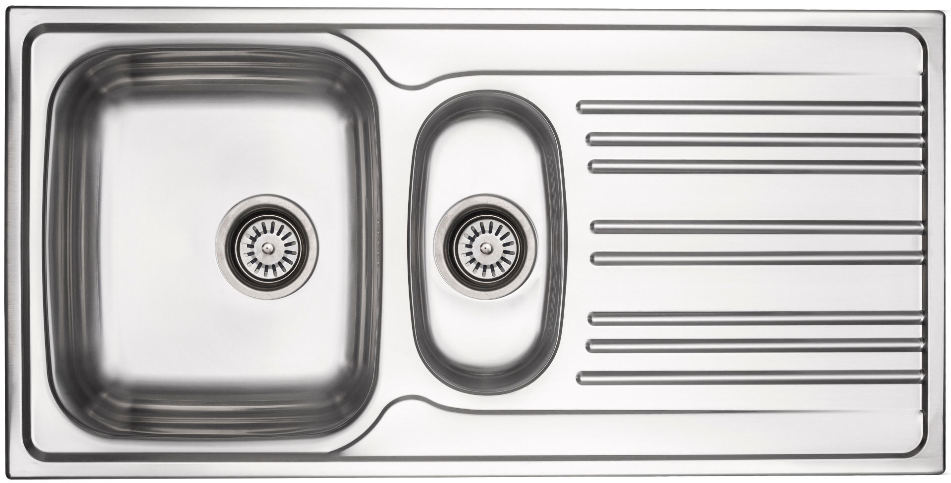 Victory (100x50) 1 1/2B 1D Edelstahl Einbauspüle poliert