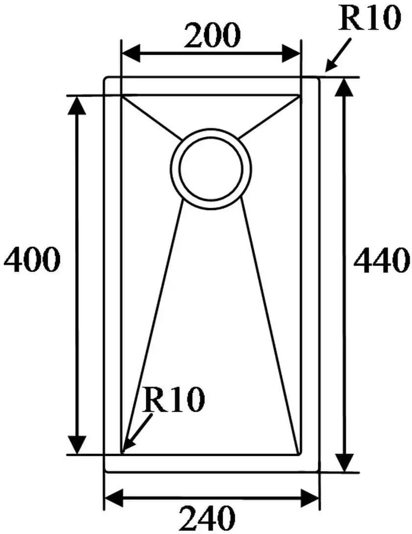 SHIGO-HIGH-LINE-Einbauzeichnung-Spuelbecken-SQR10-2040
