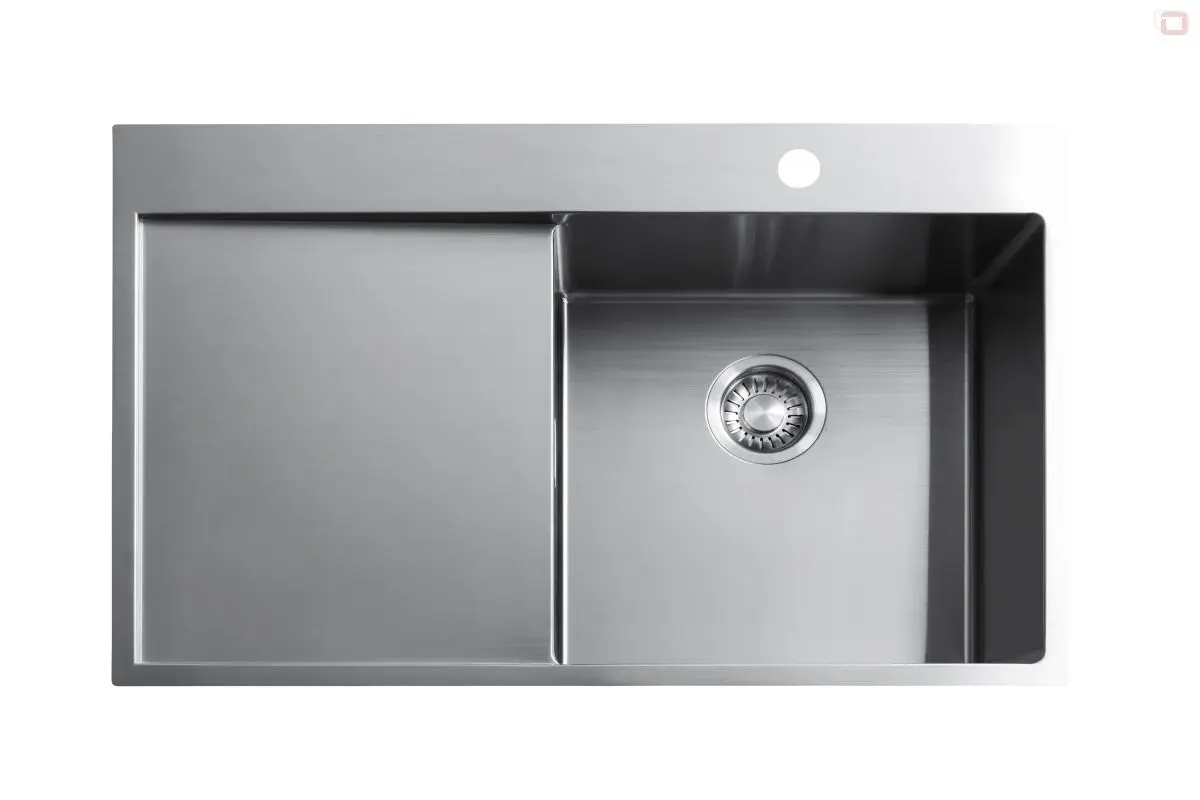 SHIGO High-Line Edelstahlspüle mit Abtropffläche SQAR10R7440