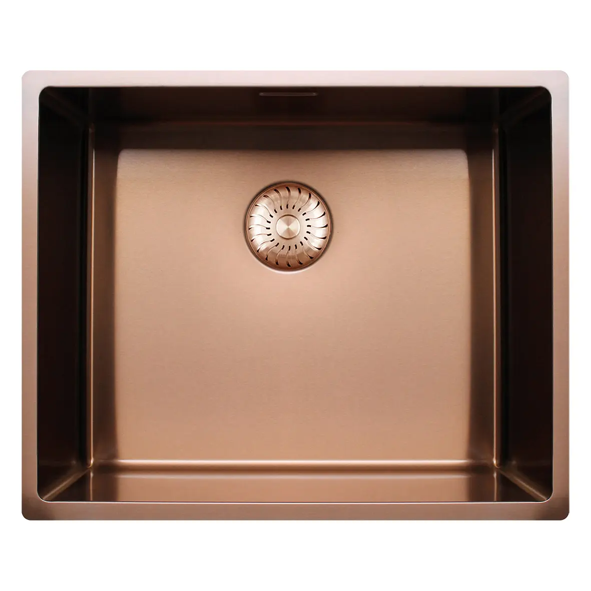 Caressi Edelstahl Einbauspüle 50x40, copper