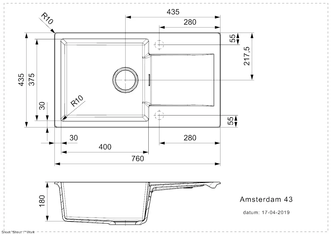 Zeichnung Amsterdam 43