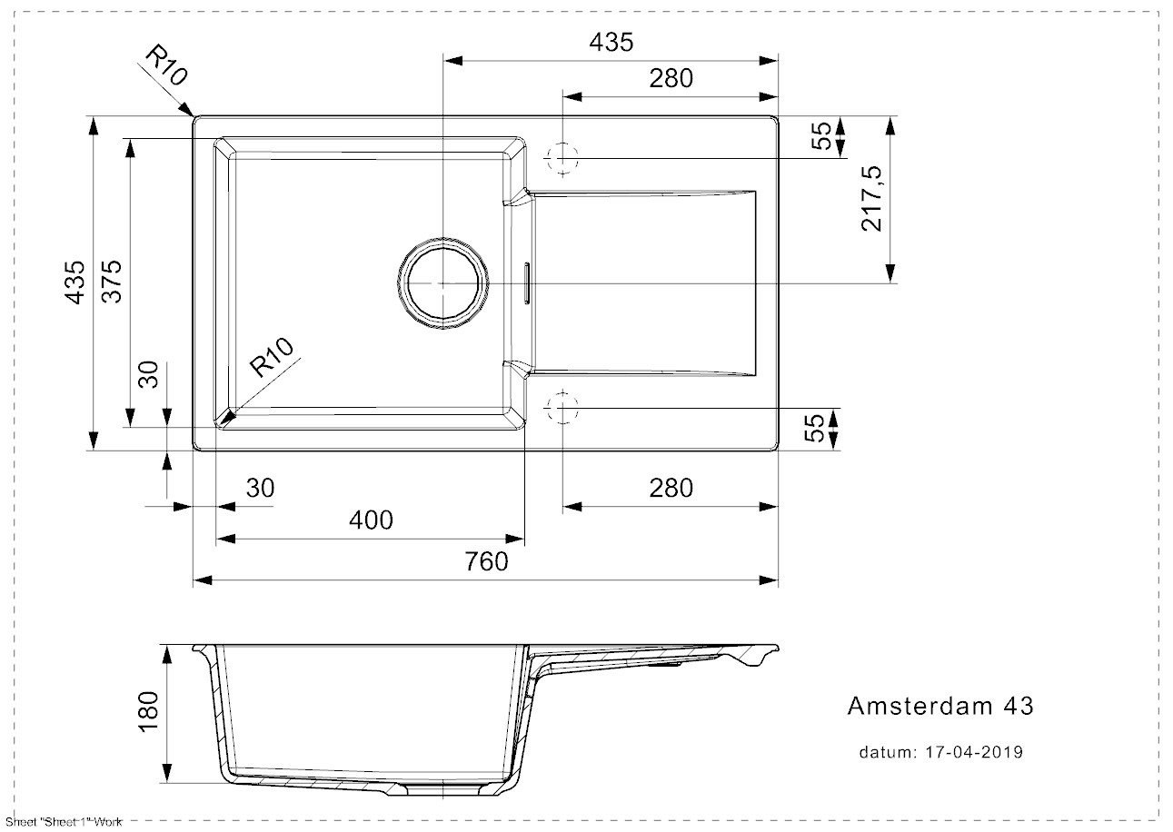 Zeichnung Amsterdam 43