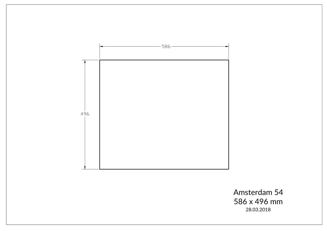 Reginox Amsterdam 54 TAPWING Pure White Granit Spülbecken weiß - Arbeitsplattenausschnitt