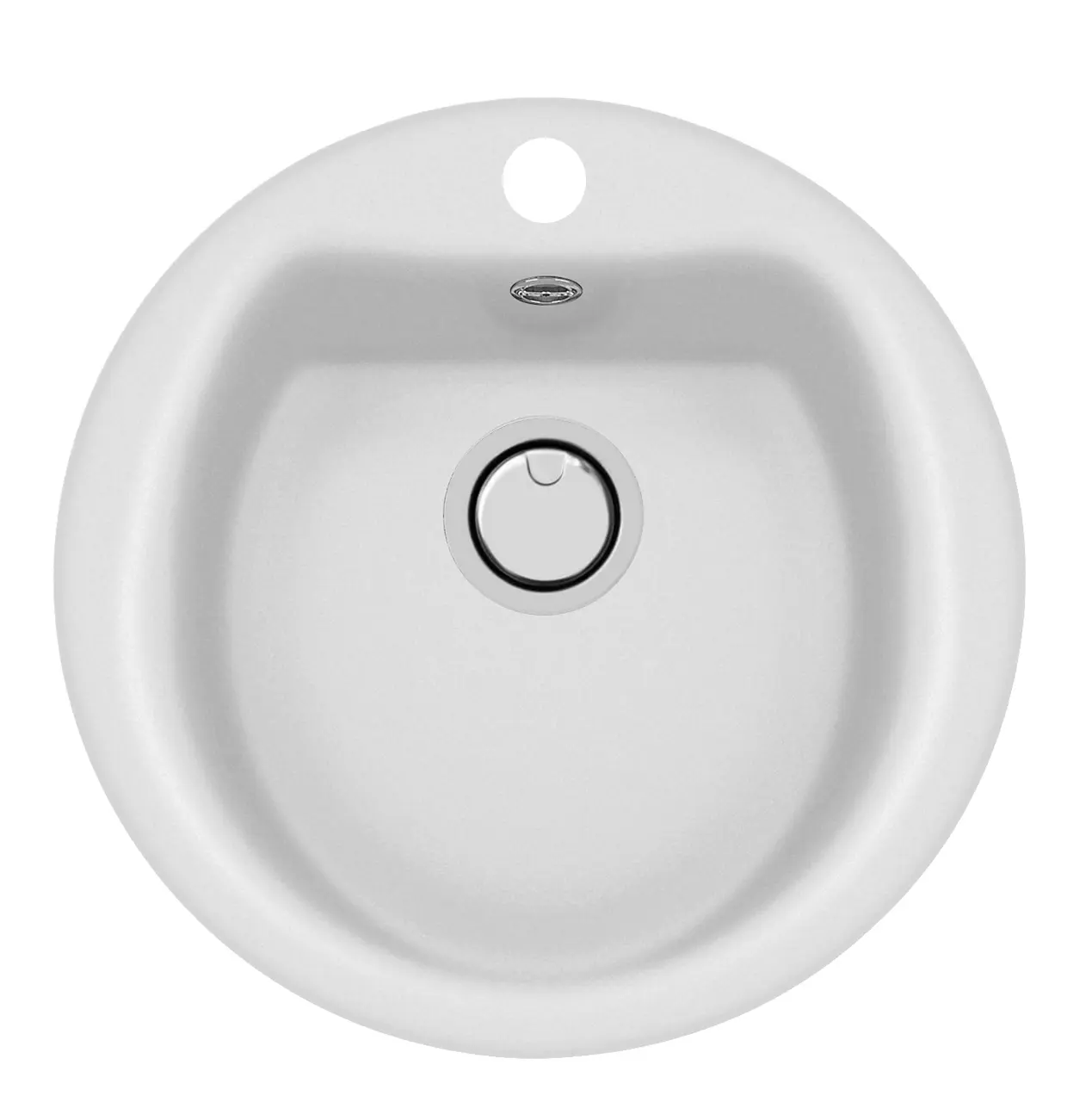 Plados Granitspüle Atlantic PL5101 milch-weiss