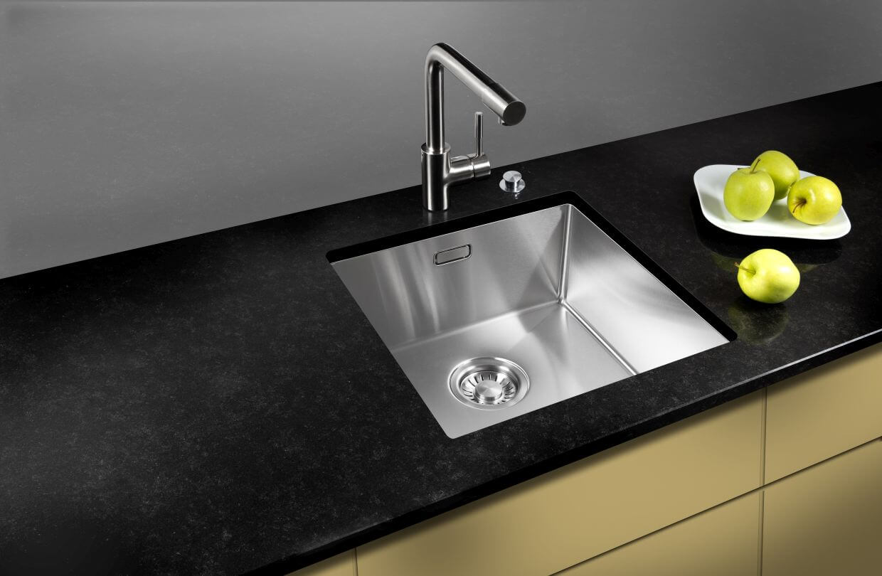 SHIGO-Unterbauspuele-SQR10-4040 Einbauart als Unterbauspuele