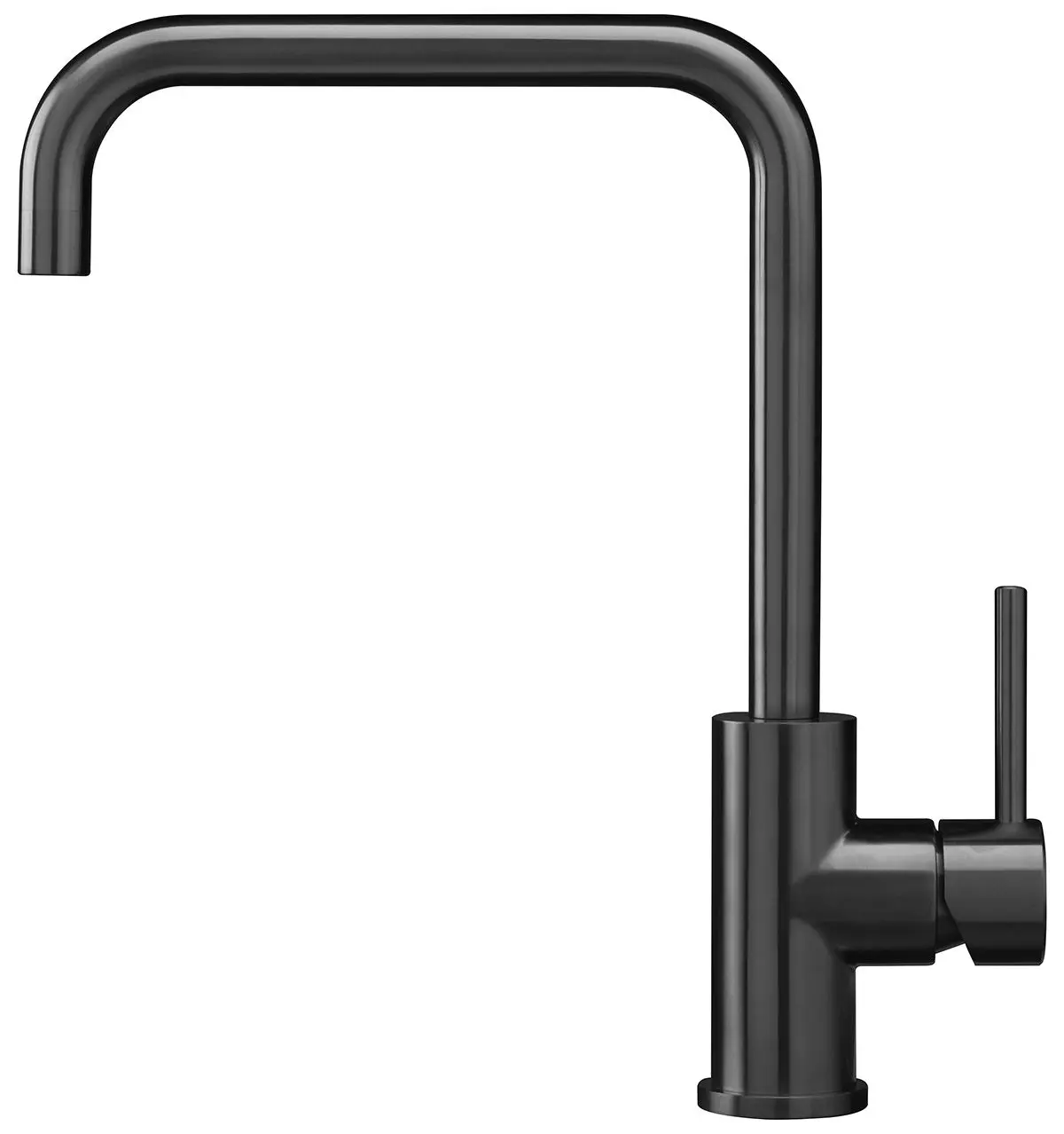 Reginox Crystal Gun Metal II Einhandmischer Spülbecken Armatur Schwenkauslauf Edelstahl