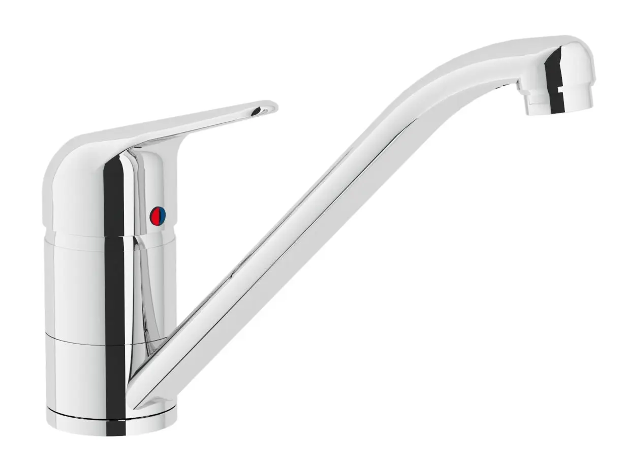 K1090K_11 Reginox Ela Chrome Einhandmischer Spültisch Armatur mit Schwenkauslauf