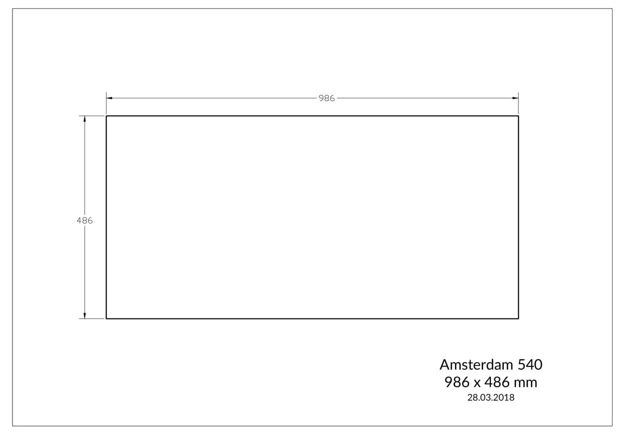 Reginox Amsterdam 540 PURE WHITE Granit Spülbecken weiß - Arbeitsplattenausschnitt