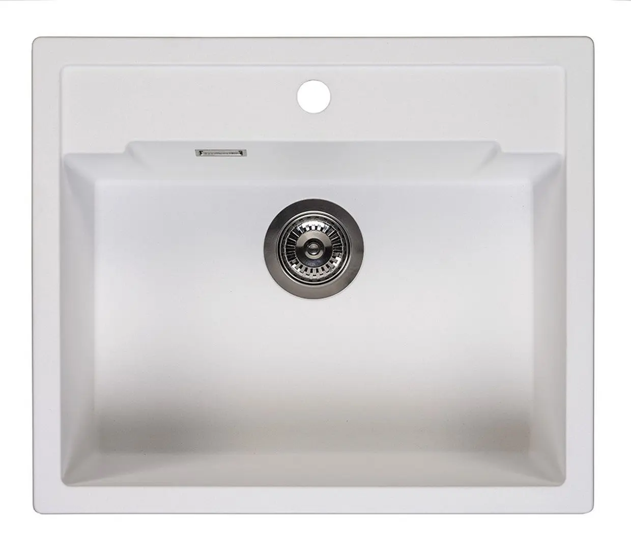 L8054-PWUBic4RpFlMFaf Reginox Amsterdam 54 TAPWING Pure White Granit Spülbecken weiß