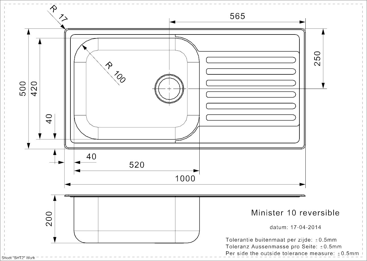 Reginox Minister10_Einbauspuele