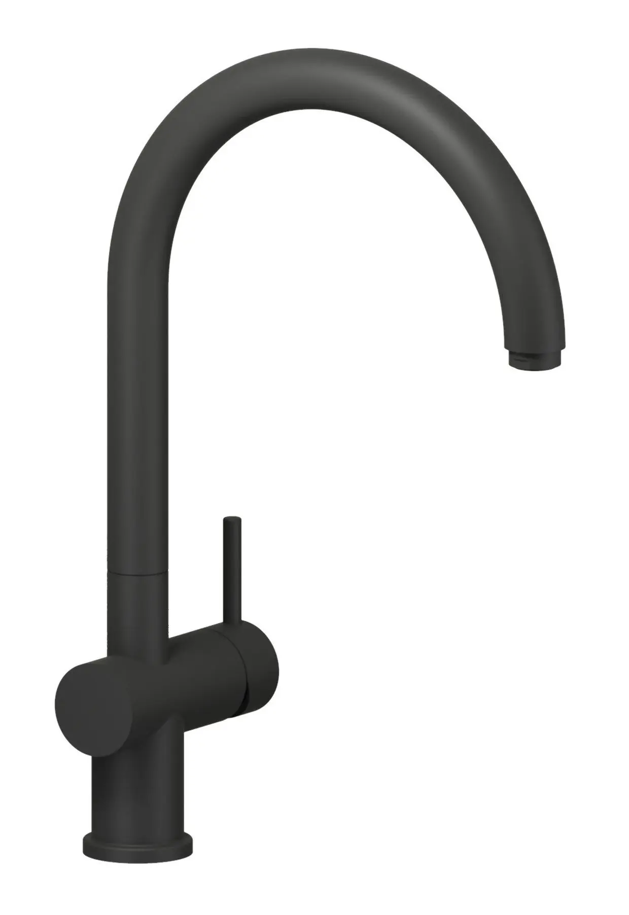 Reginox Yampa Black Einhandmischer Spültisch Armatur mit Schwenkauslauf