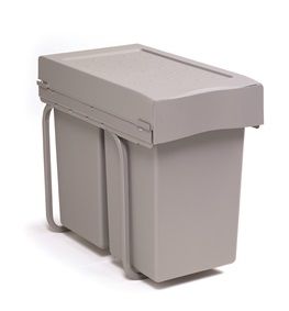 Abfalltrennsystem Double Man Deluxe 28Liter, Bodenmontage