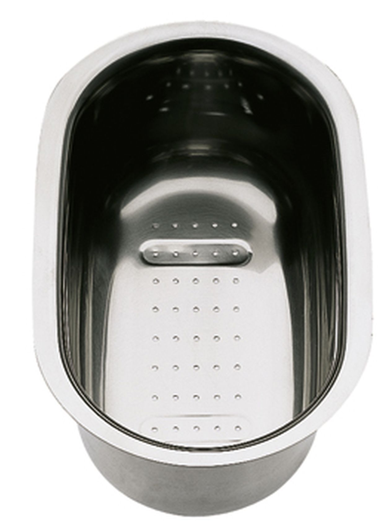 100060001 Pyramis Restebeckeneinsatz Edelstahl 16,5x29