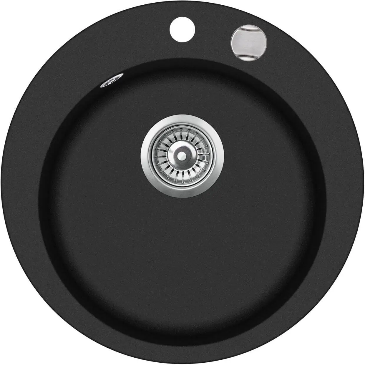 SHIGO-runde-Granitspuele-schwarz-mit-Excenterbedienung-GCR100AW-601