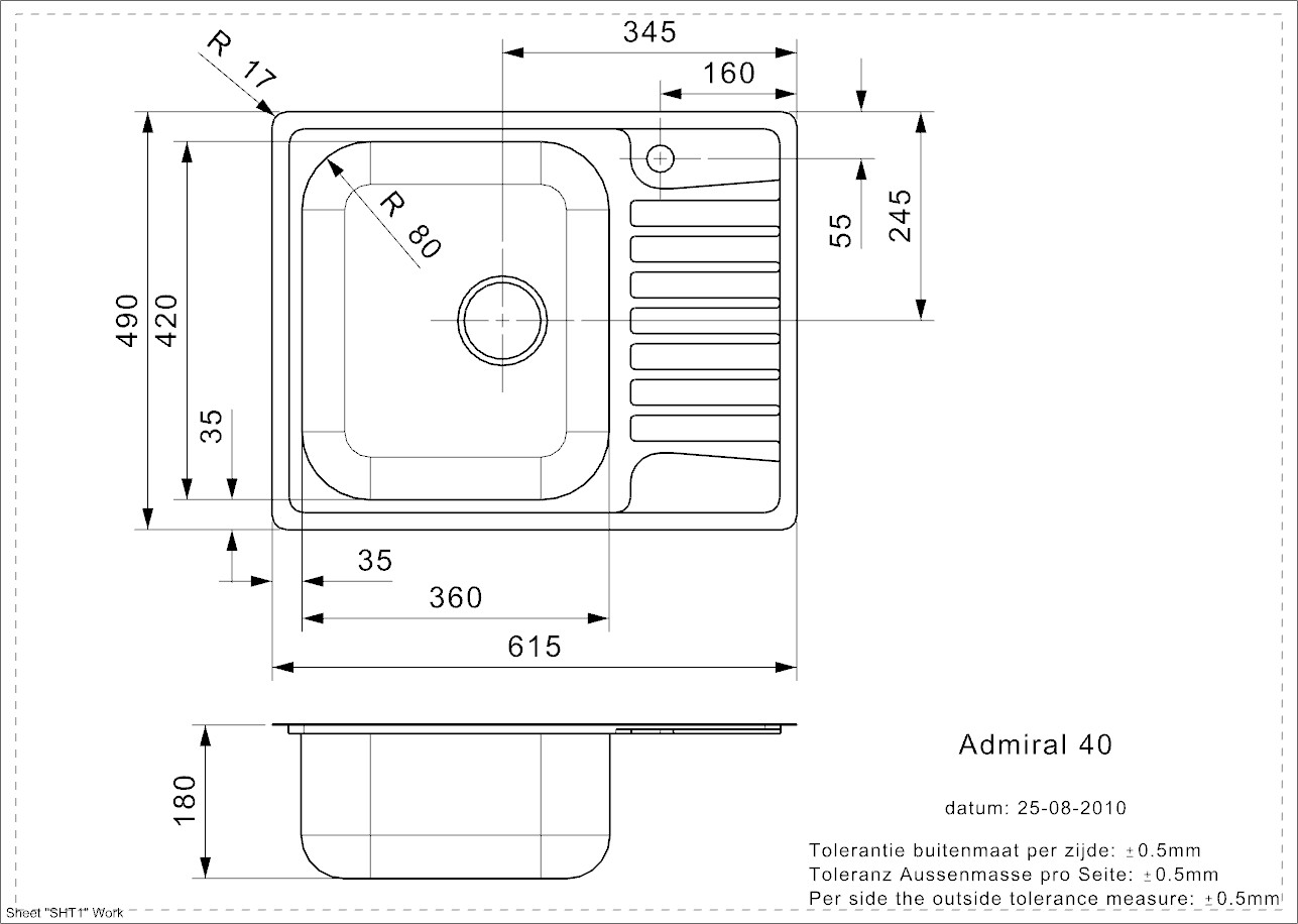 Maßzeichnung Admiral 40
