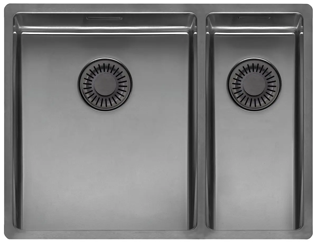 Reginox New York GUN METAL II mit 1,5 Becken