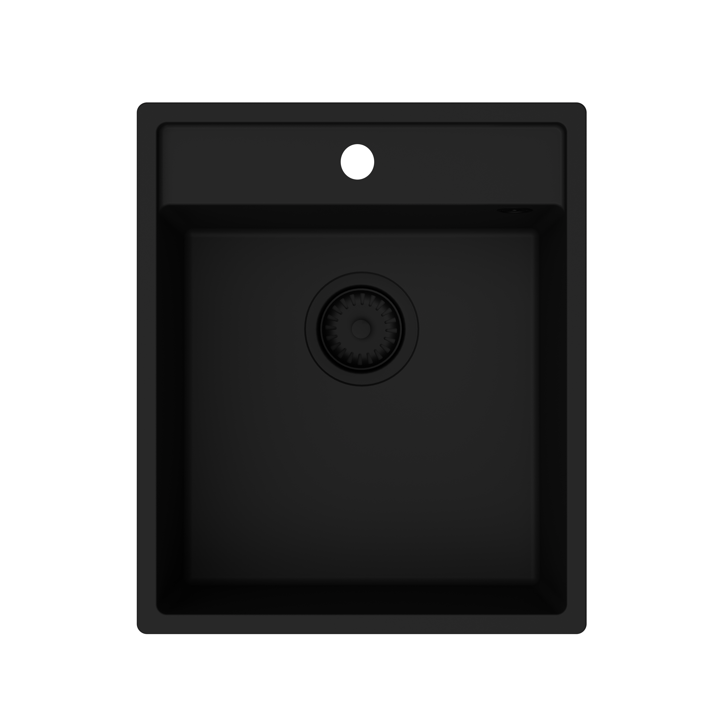 SHIGO Granitspüle GTX4040B, schwarz matt SHIGO Granitspüle GTX4040B, schwarz matt