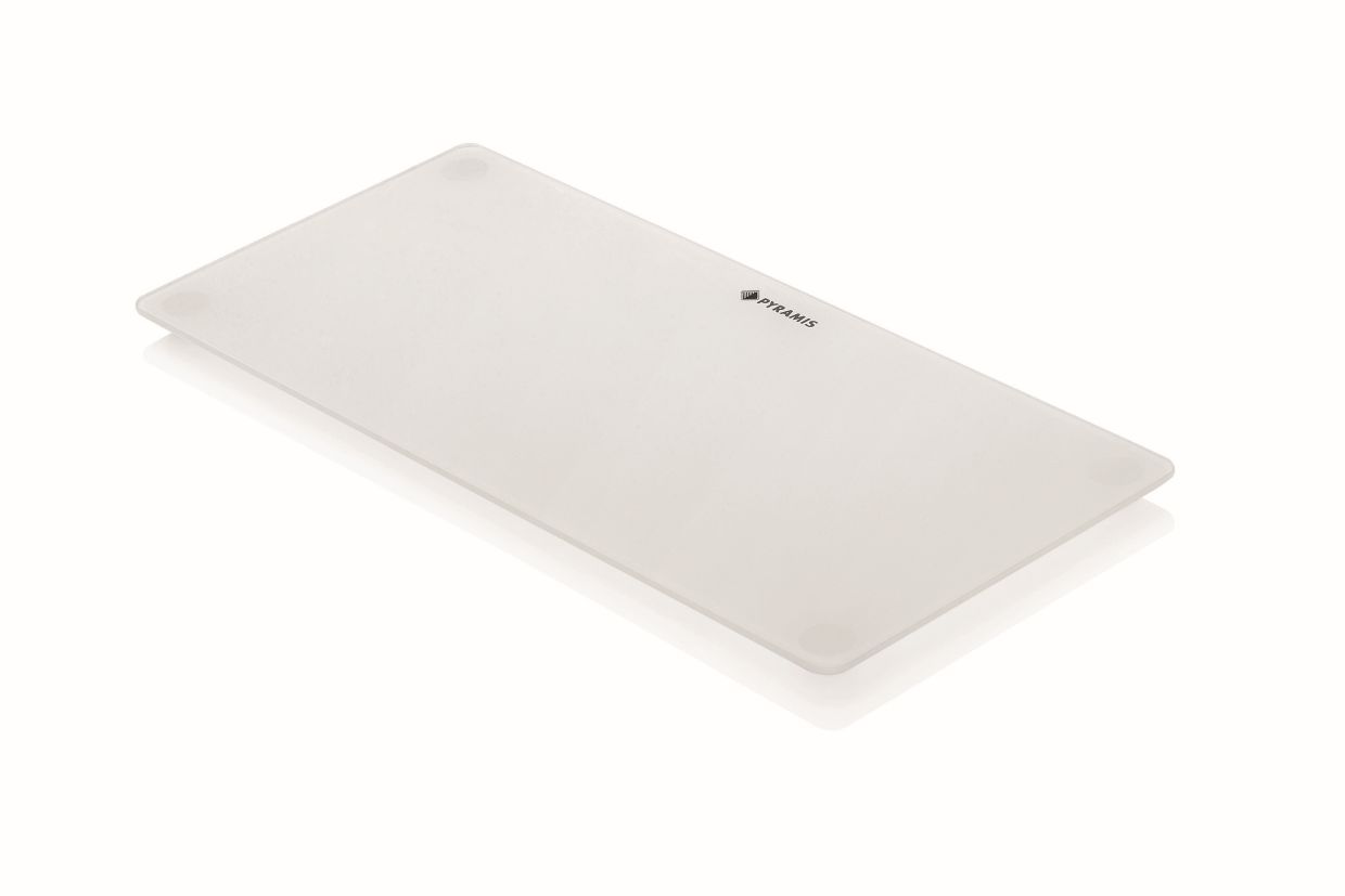 Glasschneidebrett weiß für Edelstahlspülen