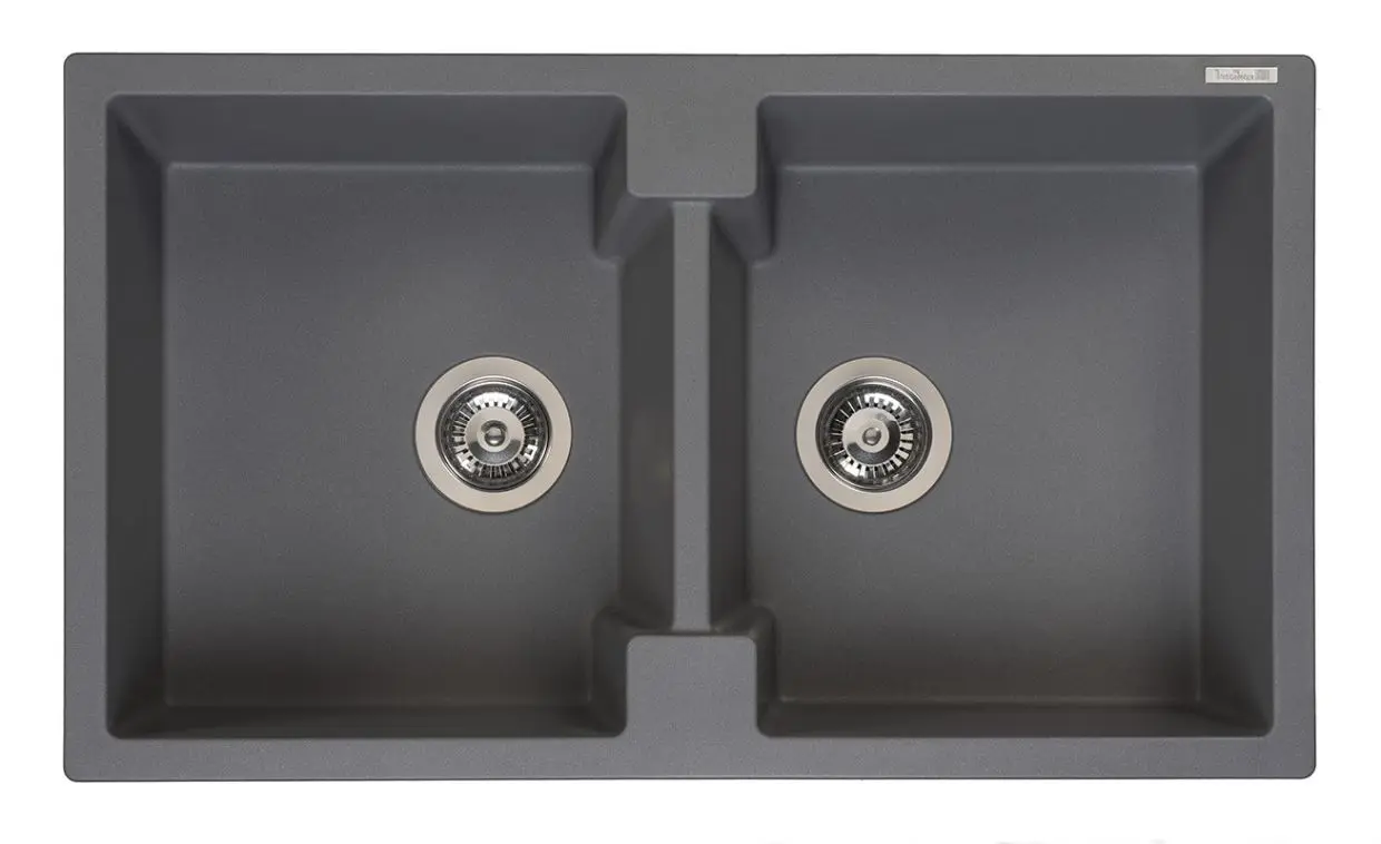 L8020-GSAylsn3qPA6QI7 Reginox Amsterdam 20 Grey Silvery Granit Spülbecken grau