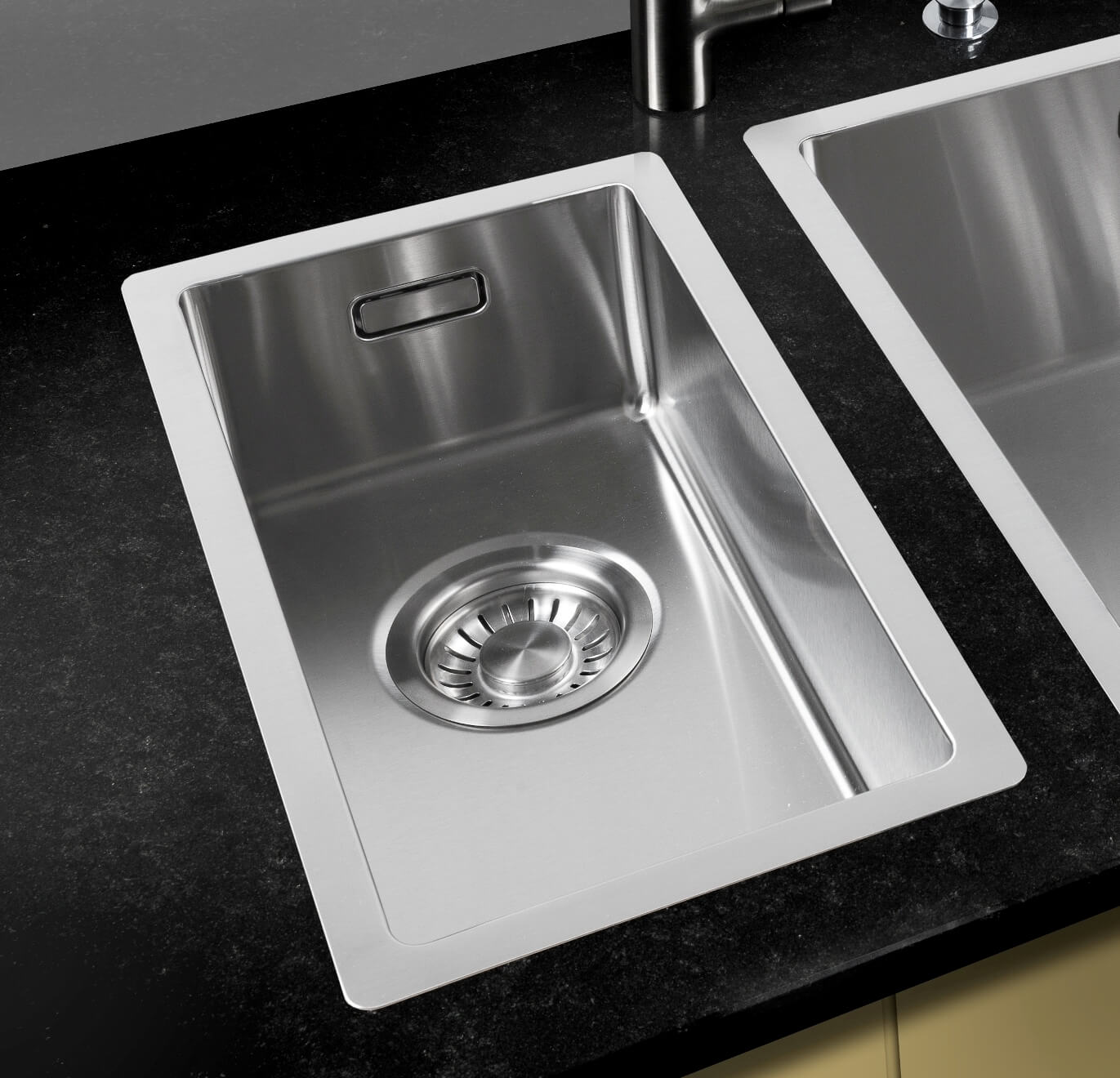 sqr10-2040-1 SHIGO-HIGH-LINE-Edelstahl-Einbauspuele-SQR10-2040