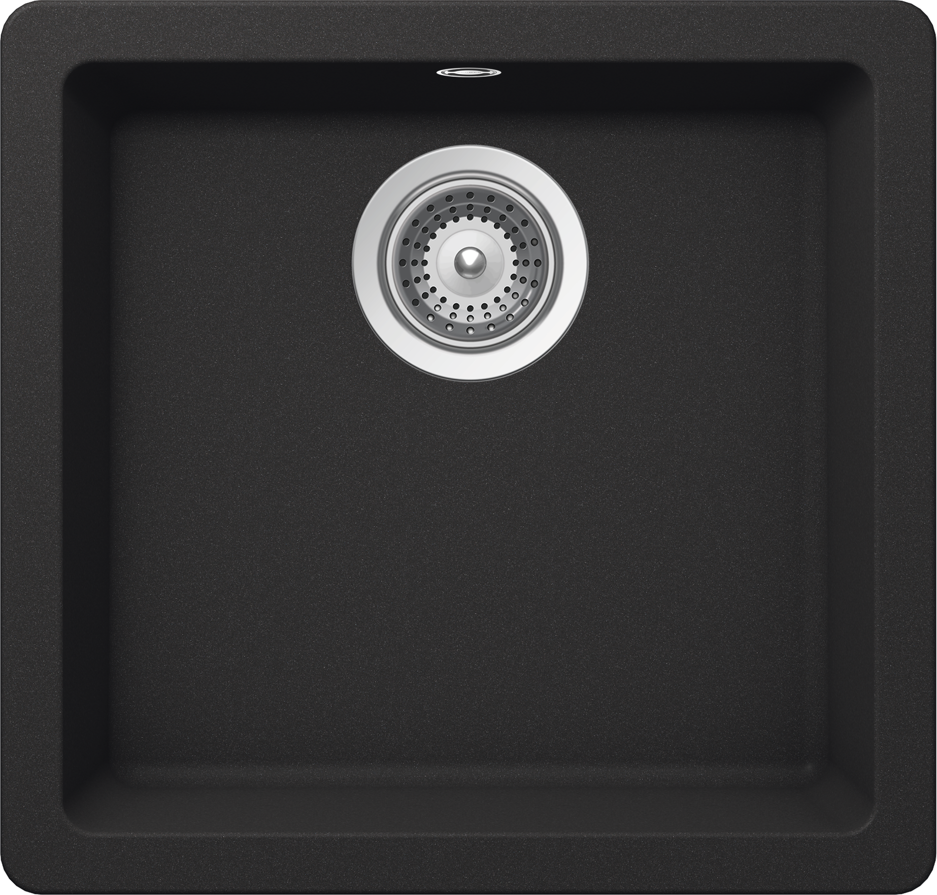 Victory Granitspüle S450 tief schwarz mit Excentergarnitur Victory Granitspüle S450 tief schwarz mit Excentergarnitur