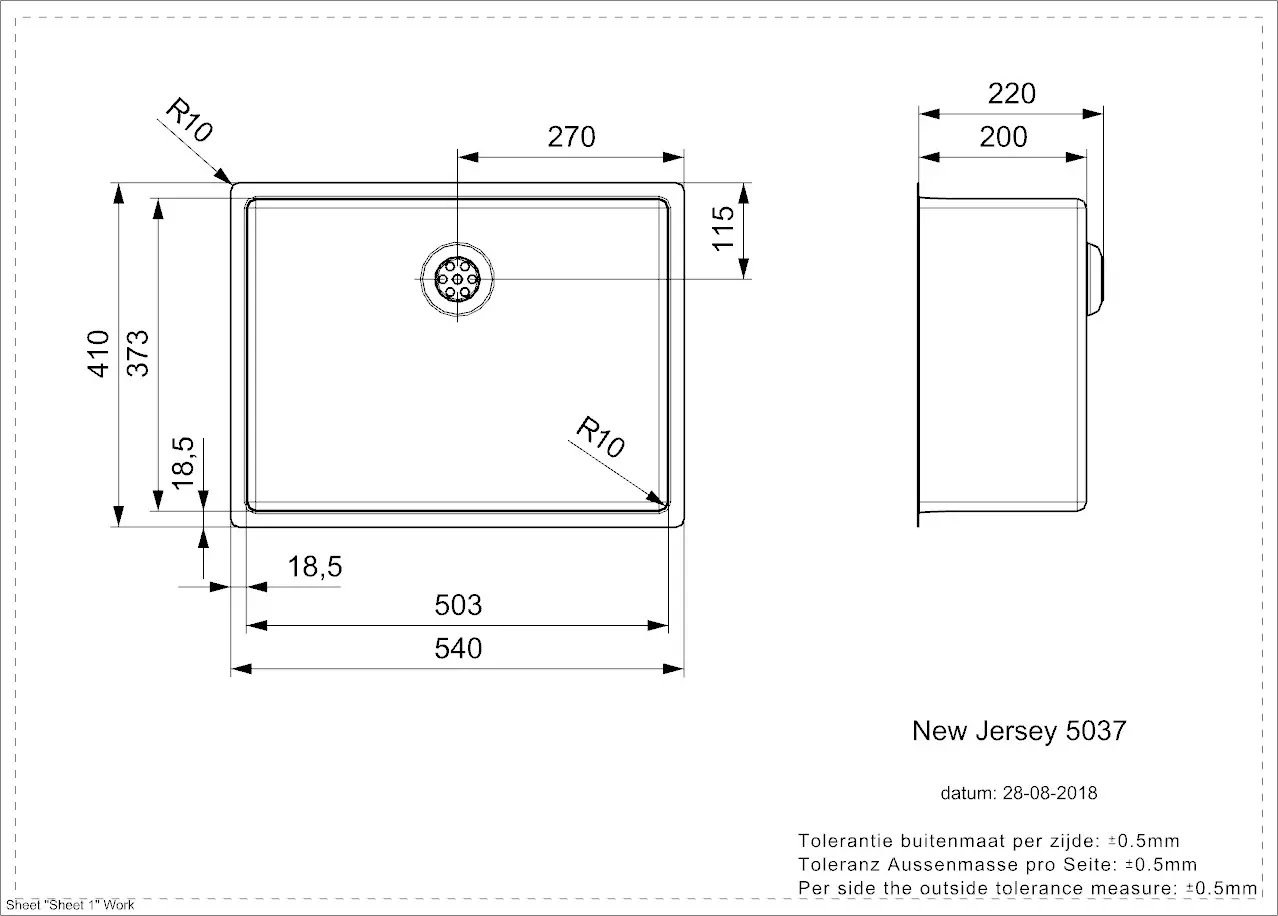 Zeichnung New Jersey R32497