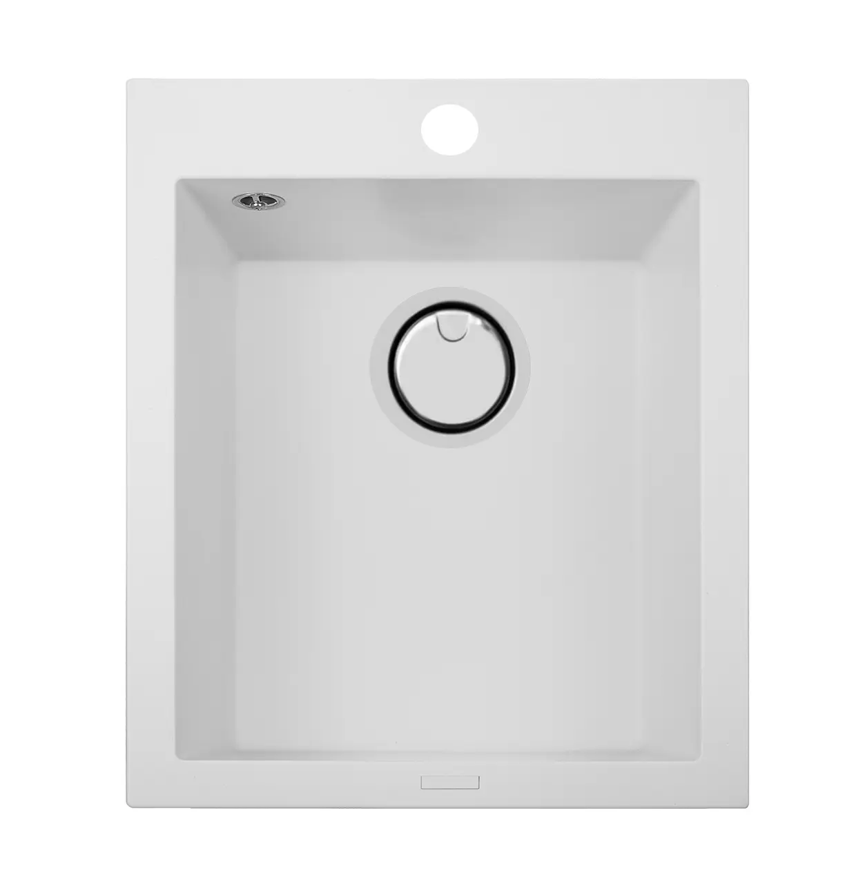 VERSANDRÜCKLÄUFER Granitspüle ONE ON4110 milk-white