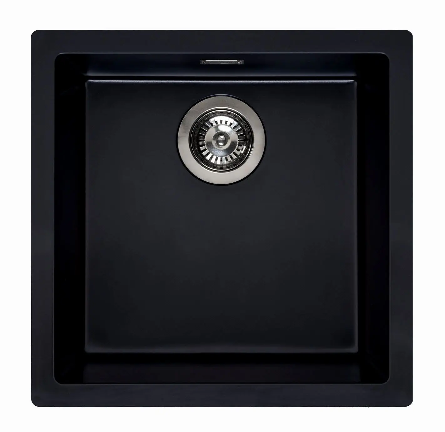 Reginox Amsterdam 40 pure-black Granit Spülbecken 400x400 schwarz