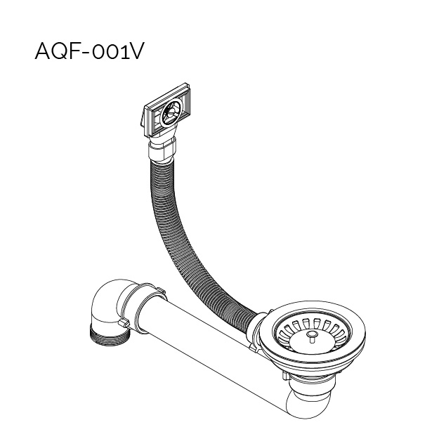 Strainer-AQF-001V SHIGO-Ablaufgarnitur-AQF001V
