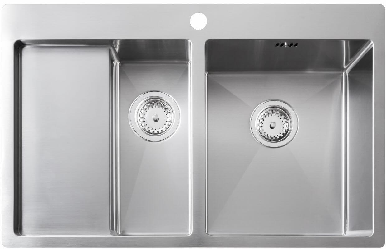 SHIGO Edelstahlspüle CLUN151N-R, 1,5 Becken SHIGO Edelstahlspüle CLUN151N-R, 1,5 Becken