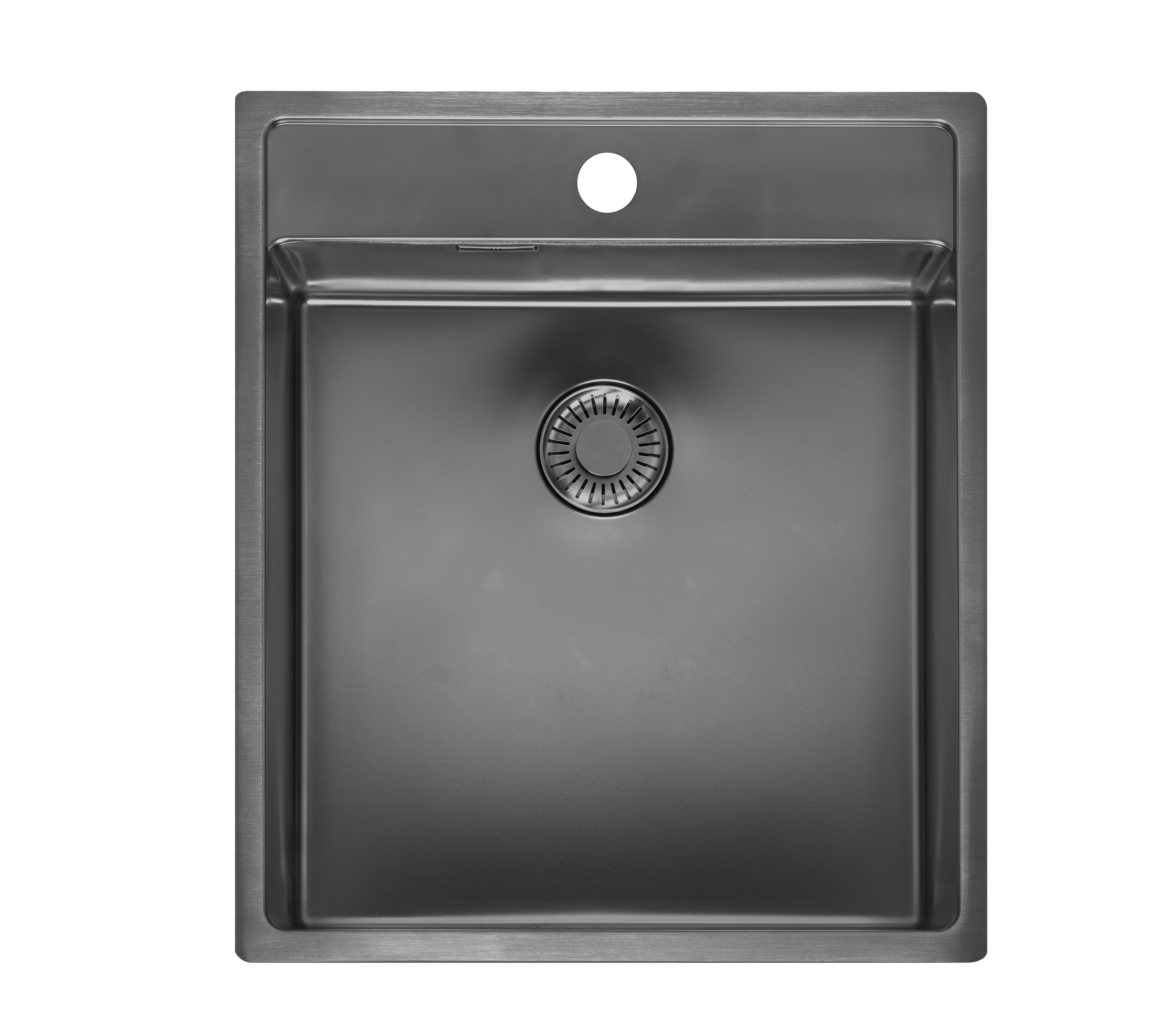 Reginox Spüle New York 40X40 Gun Metal II mit Hahnloch Reginox Spüle New York 40X40 Gun Metal II mit Hahnloch