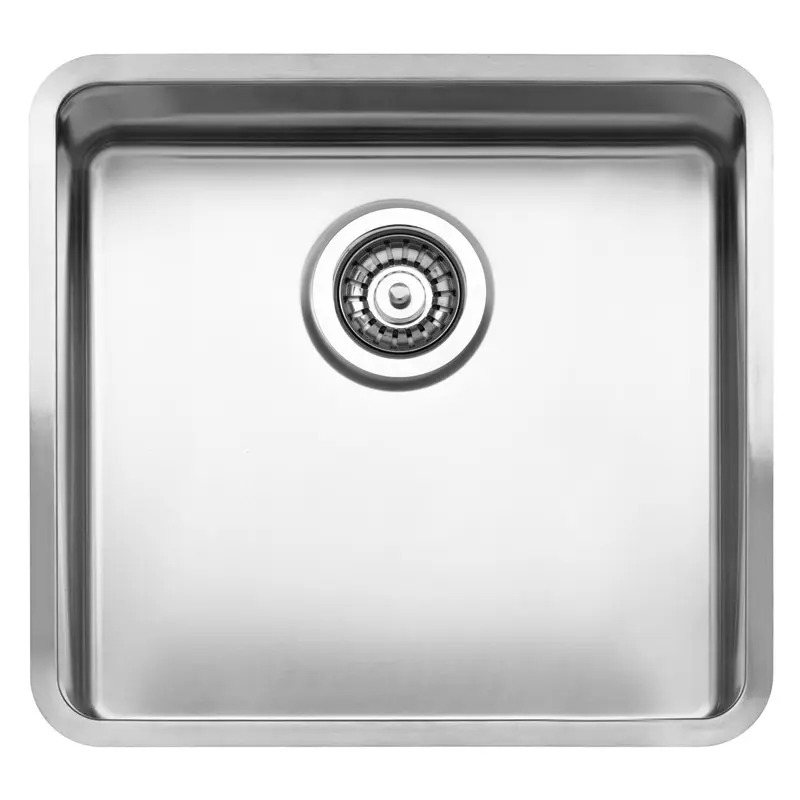 B19H2LLU05GDS Reginox KANSAS 40x40 CC (L) Edelstahl Einbauspüle seidenglanz