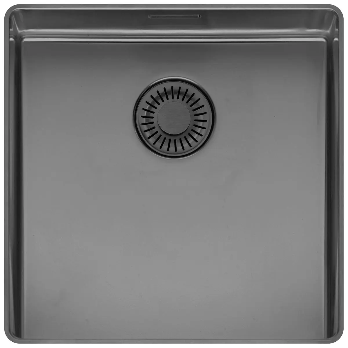 Reginox New York SLIM 40X40 GUN METAL II Edelstahl Spülbecken
