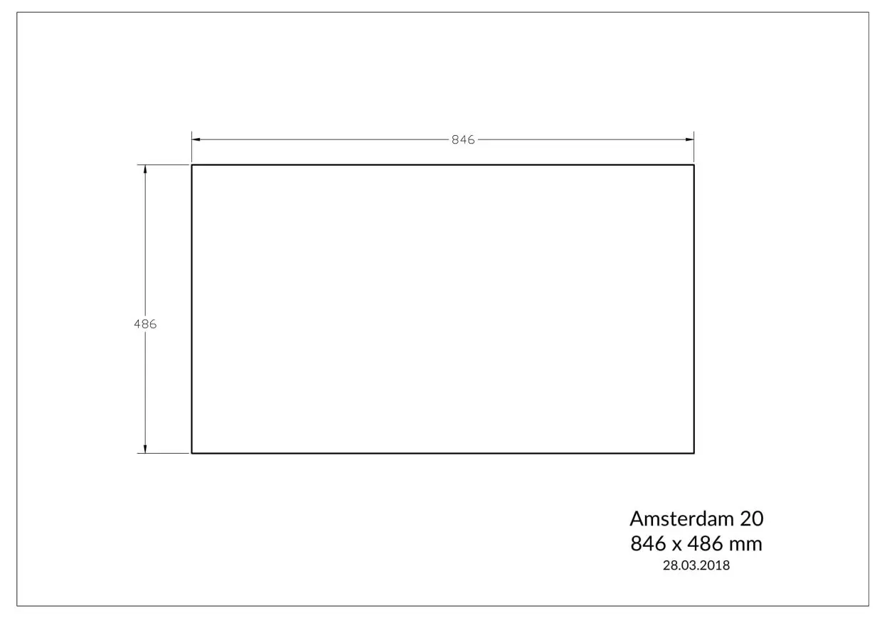 Reginox Amsterdam 20 Pure White Granit Spülbecken weiß - Arbeitsplattenausschnitt