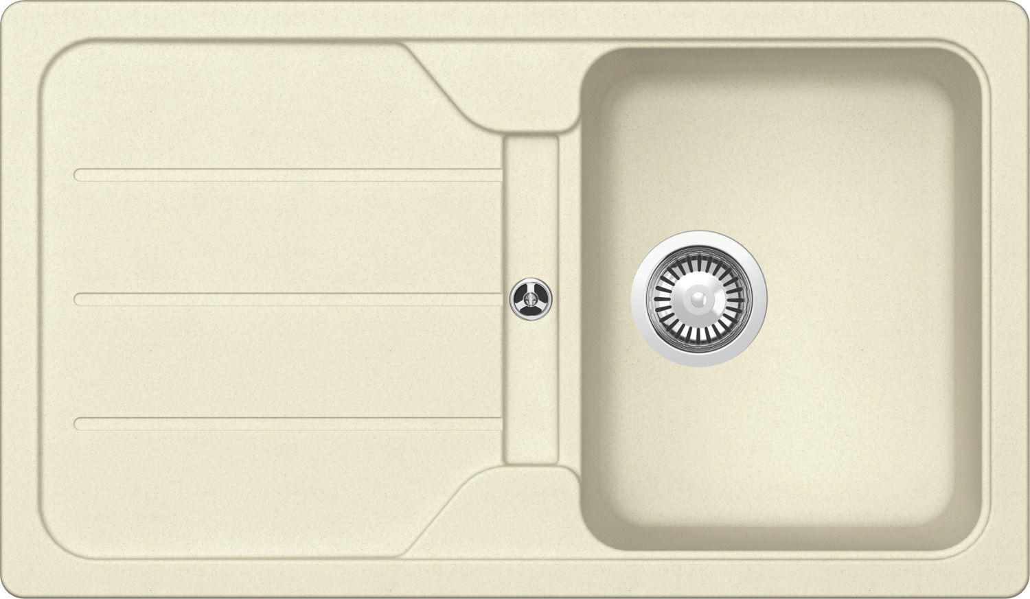 Victory Granitspüle 860x500mm creme Victory Granitspüle 860x500mm creme