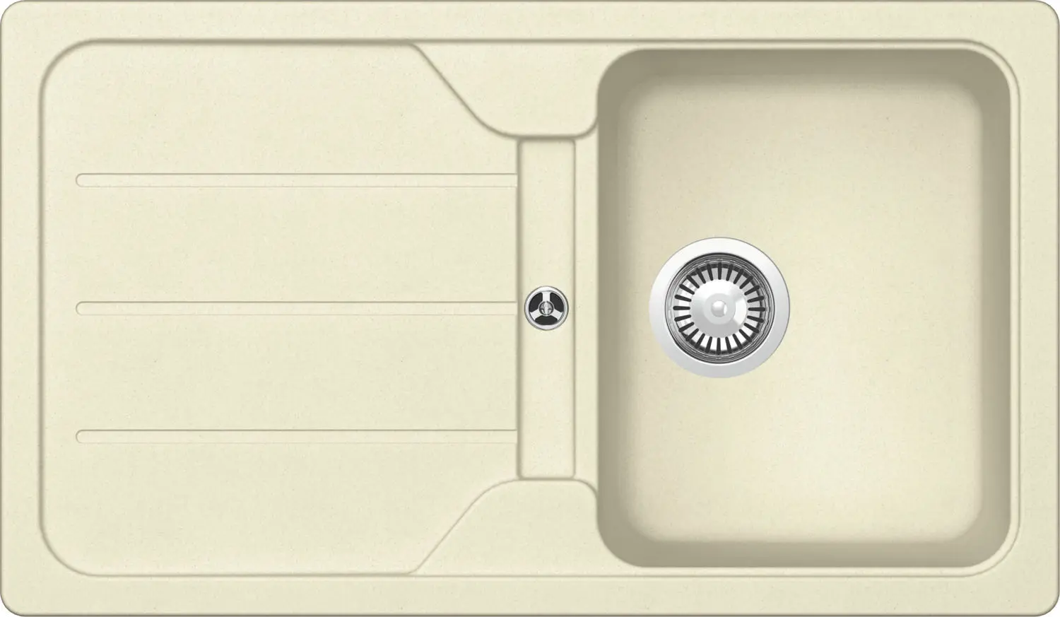 Victory Granitspüle 860x500mm creme