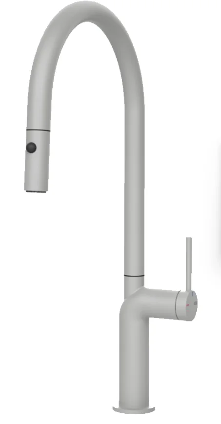 Gessi STELO Einhebelmischer mit Schwenkarm weiss-matt Gessi STELO Einhebelmischer mit Schwenkarm weiss-matt